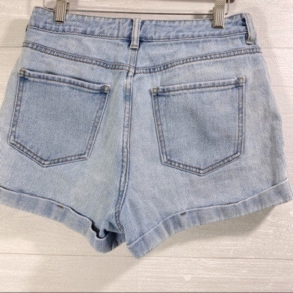 PacSun Eco Light Blue Mom Shorts Size 28 - Picture 5 of 8